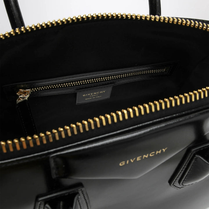 Givenchy - Small Black Antigona Bag In Leather Brand Apparel &amp; Accessories TU