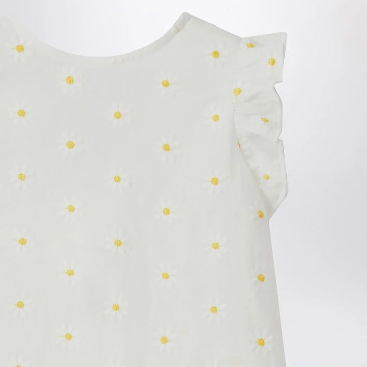 Il Gufo - Two-piece white set with floral embroidery Brand Apparel &amp; Accessories 12M