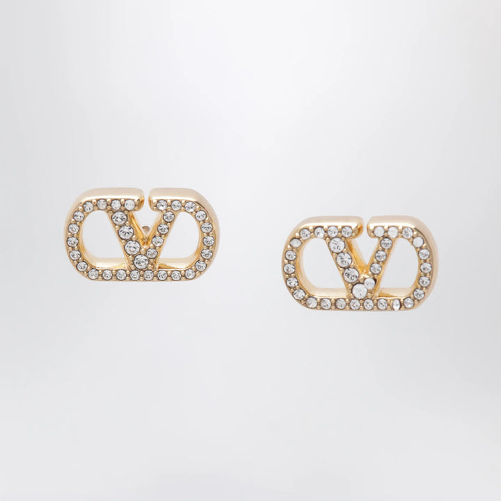 Valentino Garavani - Gold-tone VLogo Signature earrings with Swarovski crystals Brand Apparel &amp; Accessories > Jewelry U