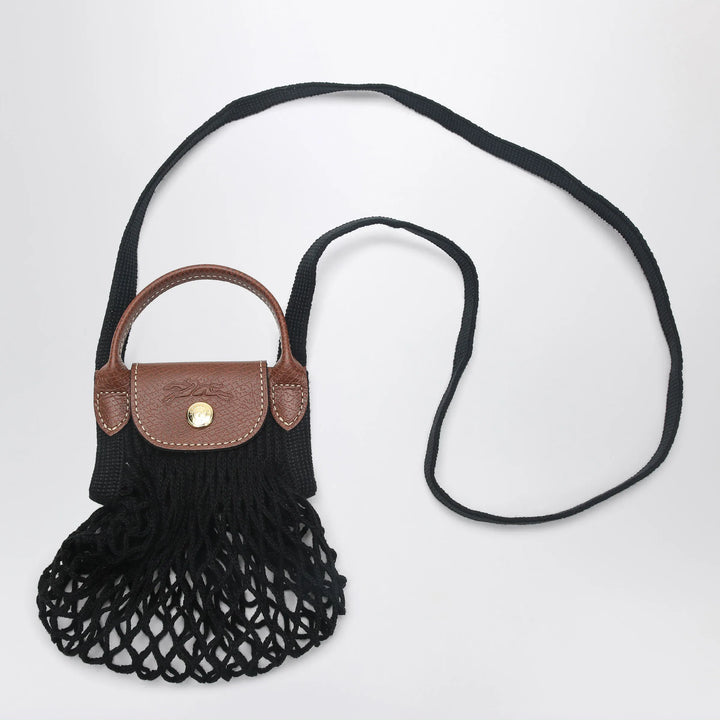Longchamp - Black Le Pliage Filet XS bag Brand Apparel &amp; Accessories U