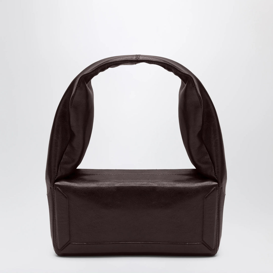 Maison Margiela - Box East West Small Bag in Burgundy Leather Brand Apparel &amp; Accessories U
