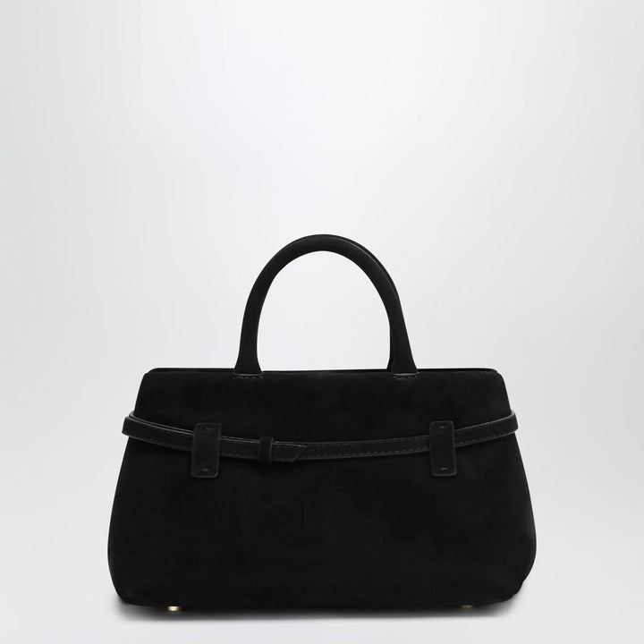 Manu Atelier - Le Cambon 25 black suede bag Brand Apparel &amp; Accessories U