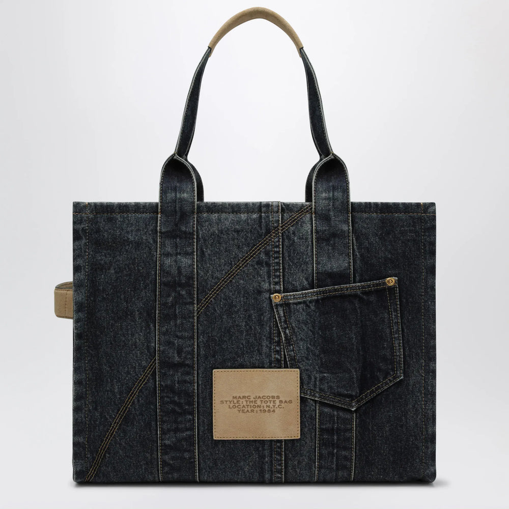 Marc Jacobs - The Cargo Tote Bag large in denim and suede Brand Apparel & Accessories TU