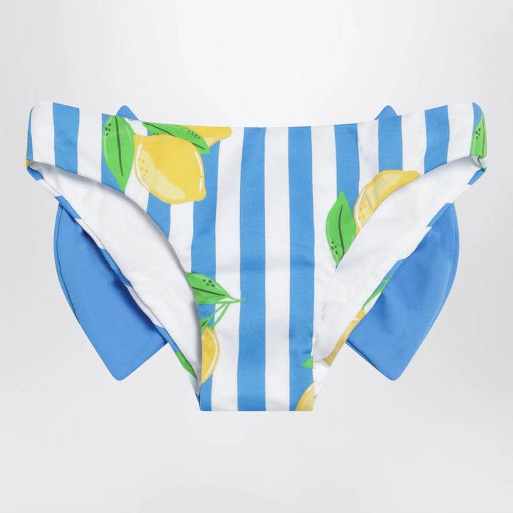 MC2 Saint Barth - Striped Briefs with Lemon Print and Bow Brand Apparel &amp; Accessories 2Y