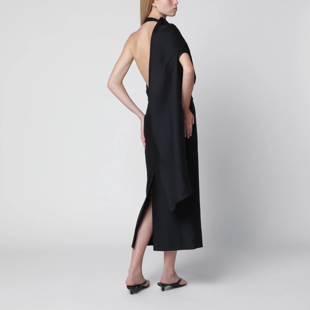 Róhe - Midnight Blue One-Shoulder Midi Dress Brand Apparel &amp; Accessories