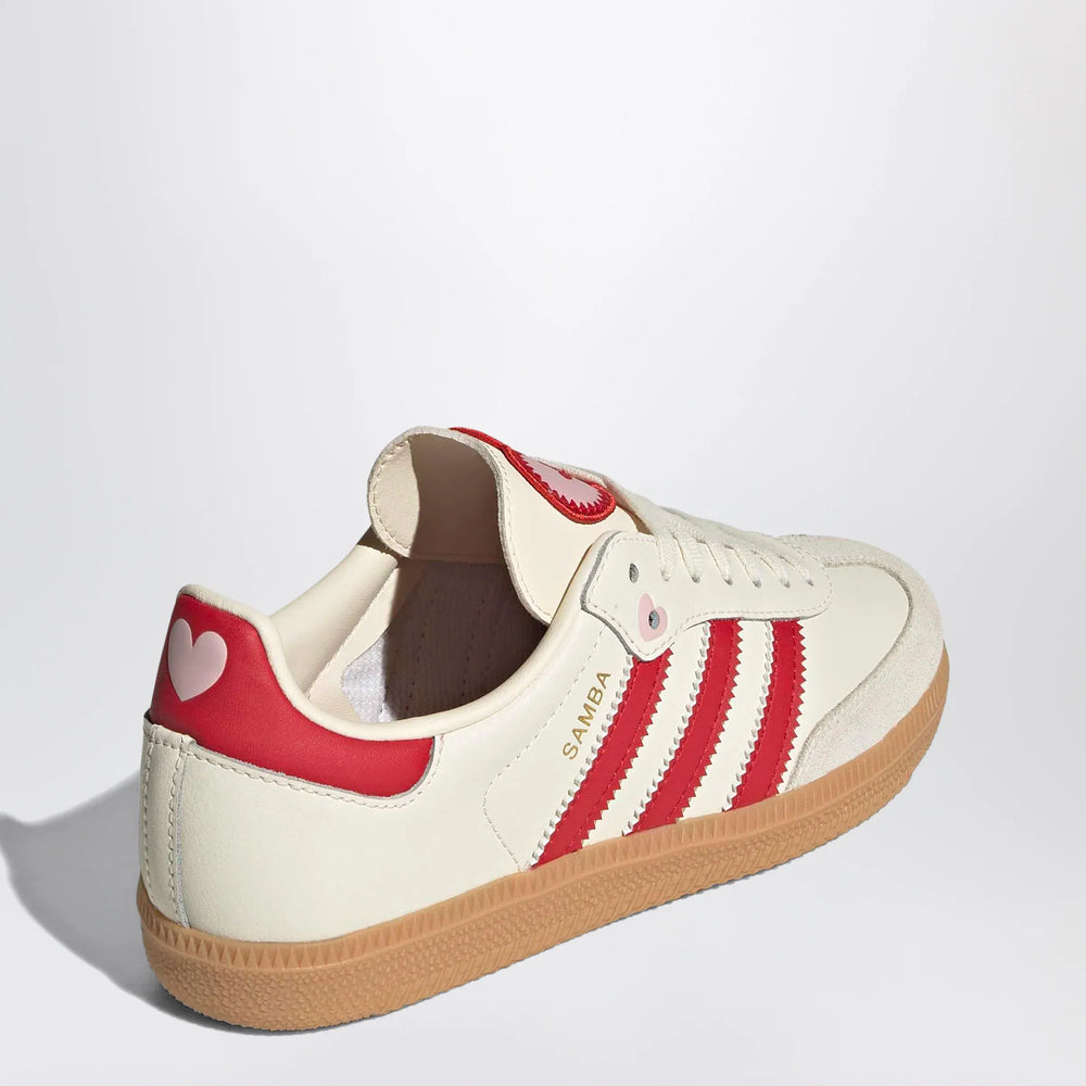 adidas Originals - Sneakers Samba Cream White/Better Scarlet/Gum Brand Apparel & Accessories > Shoes 3