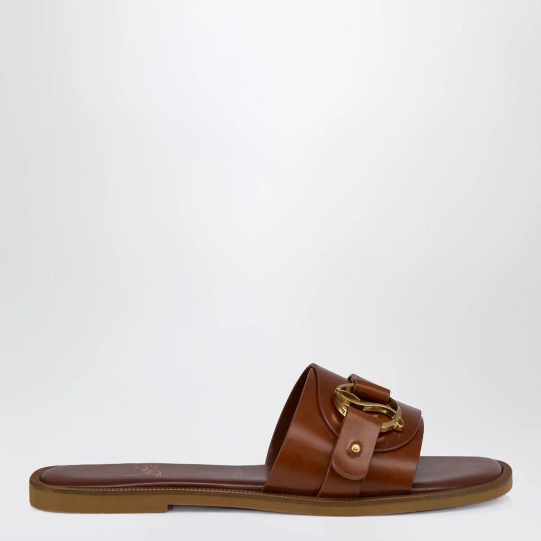 Christian Louboutin - Her In Roma Dark Carmine Leather Mules Brand Apparel &amp; Accessories > Shoes 36 IT