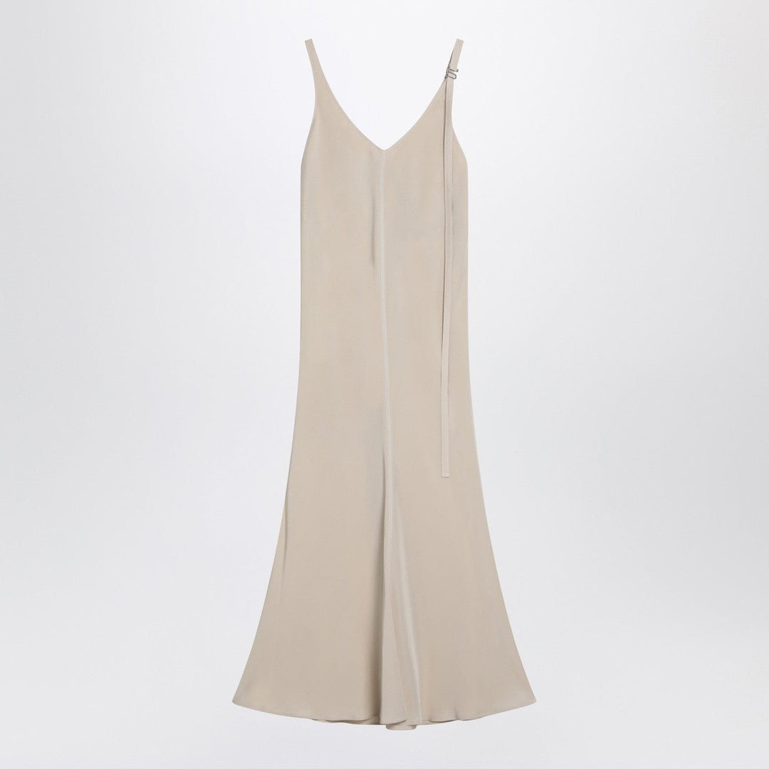 Apparel & Accessories 42  IT Sportmax - Ivory dress with adjustable strap Brand