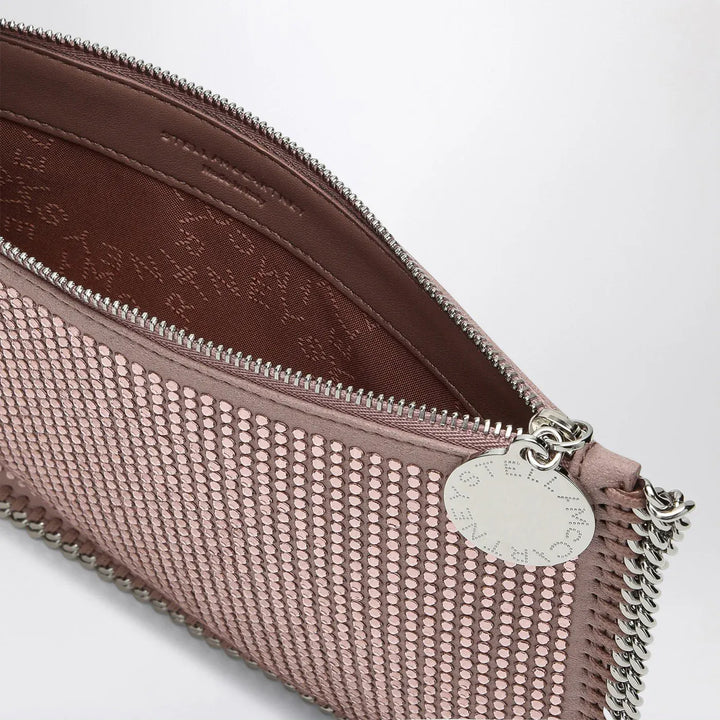 Stella McCartney - Falabella Pink Clutch Shoulder Bag with Rhinestones Brand Apparel &amp; Accessories TU