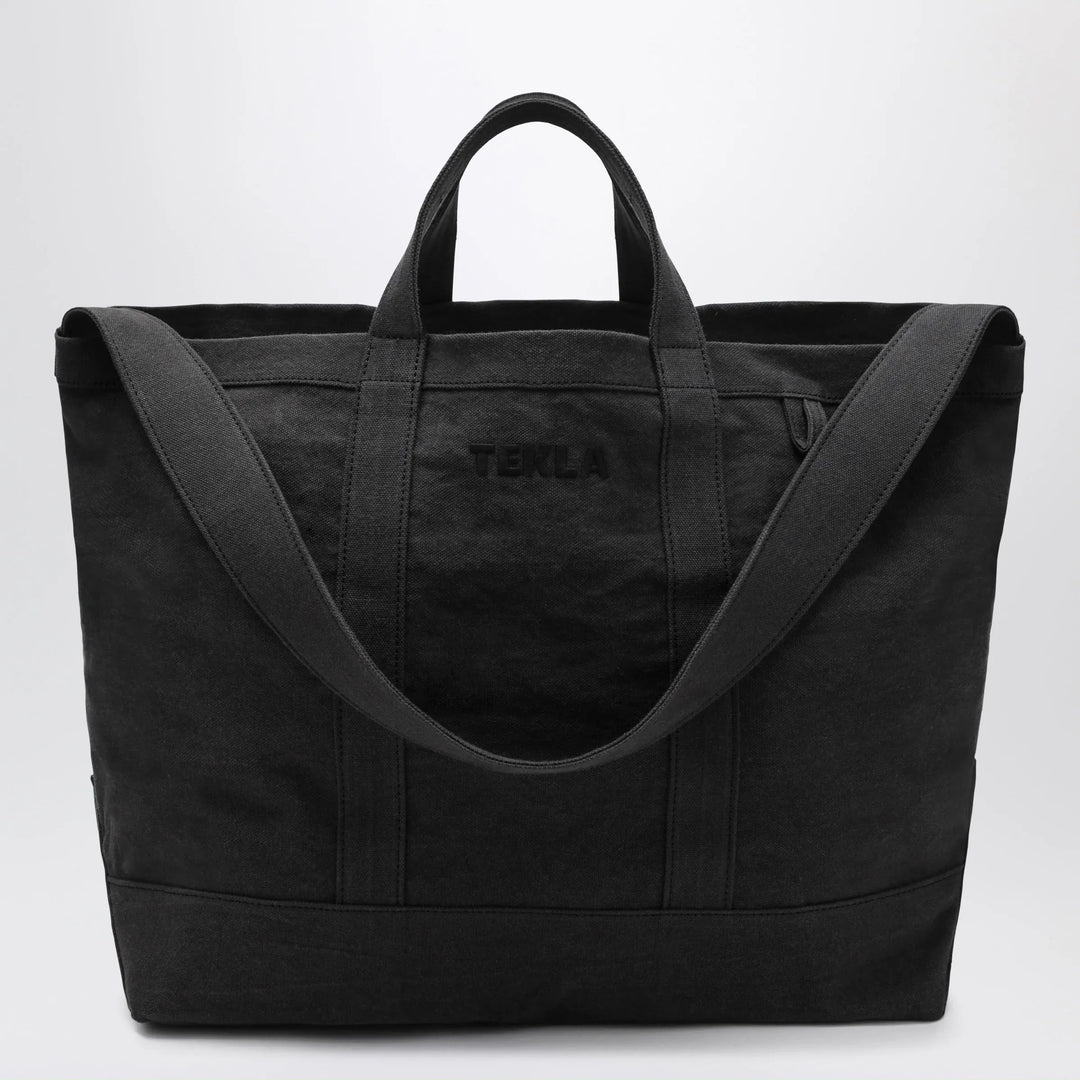 Tekla - Beach bag in black cotton Brand Apparel &amp; Accessories TU