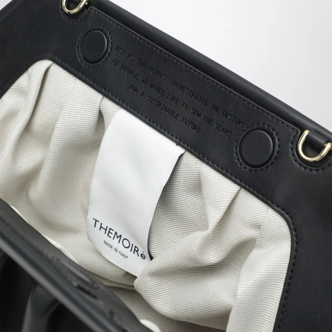 THEMOIRè - Large Tia clutch in black Brand Apparel &amp; Accessories TU
