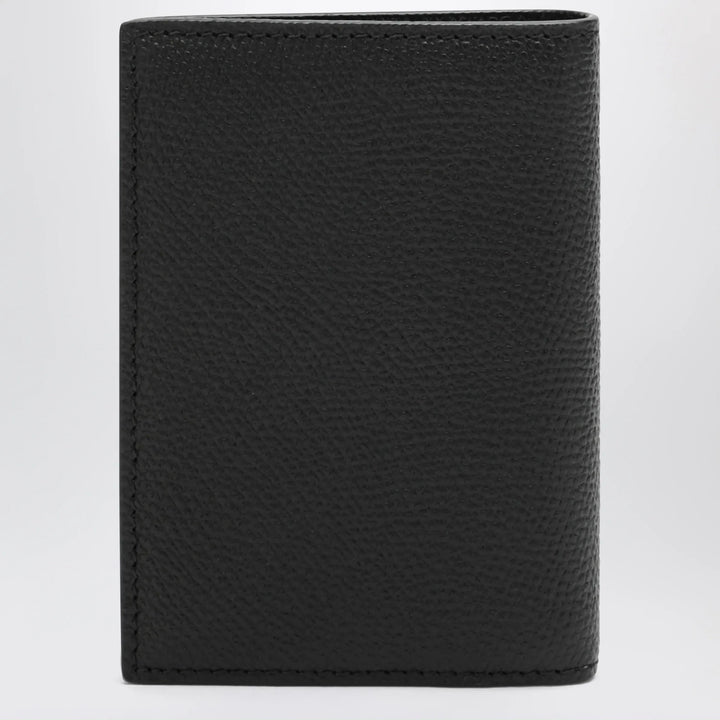 Valentino Garavani - Black Vlogo grained leather card holder Brand Apparel &amp; Accessories U