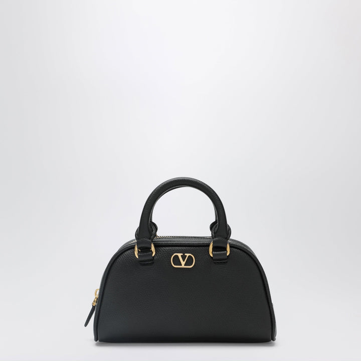 Apparel &amp; Accessories TU Valentino Garavani - Black VLogo Signature mini duffle bag in grained calfskin Brand