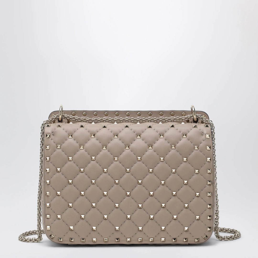 Valentino Garavani - Medium Rockstud Spike bag in powder pink nappa leather Brand Apparel &amp; Accessories U