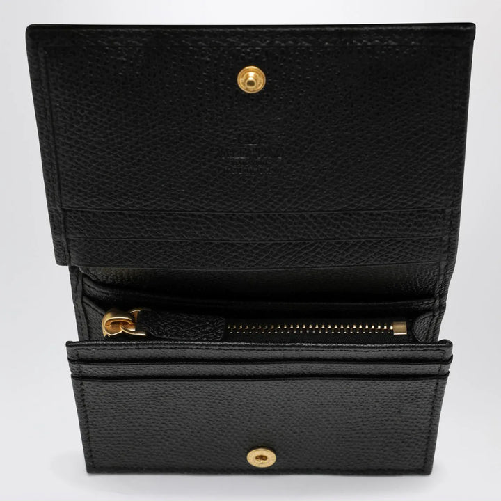 Valentino Garavani - Signature black leather VLogo wallet Brand Apparel &amp; Accessories TU