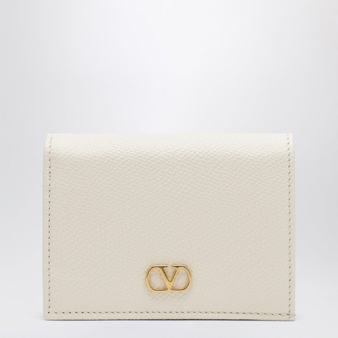 Apparel &amp; Accessories TU Valentino Garavani - VLogo Signature ivory leather wallet Brand