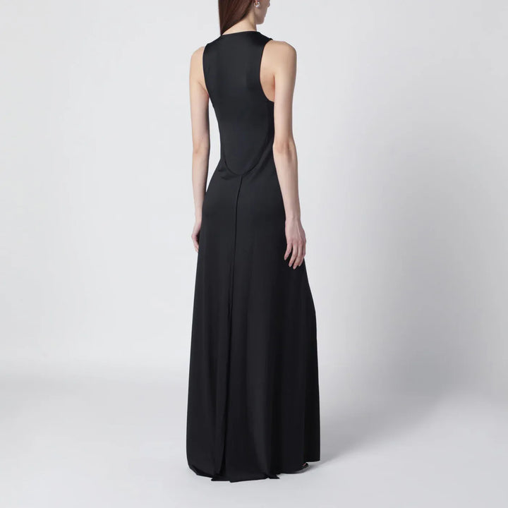 Victoria Beckham - Long black jersey dress with slit Brand Apparel &amp; Accessories 10 UK