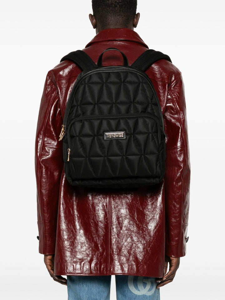 Versace Backpacks UNI Versace Black Backpack Versace Black Backpack Brand