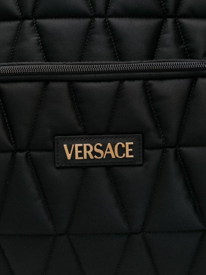 Versace Backpacks UNI Versace Black Backpack Versace Black Backpack Brand