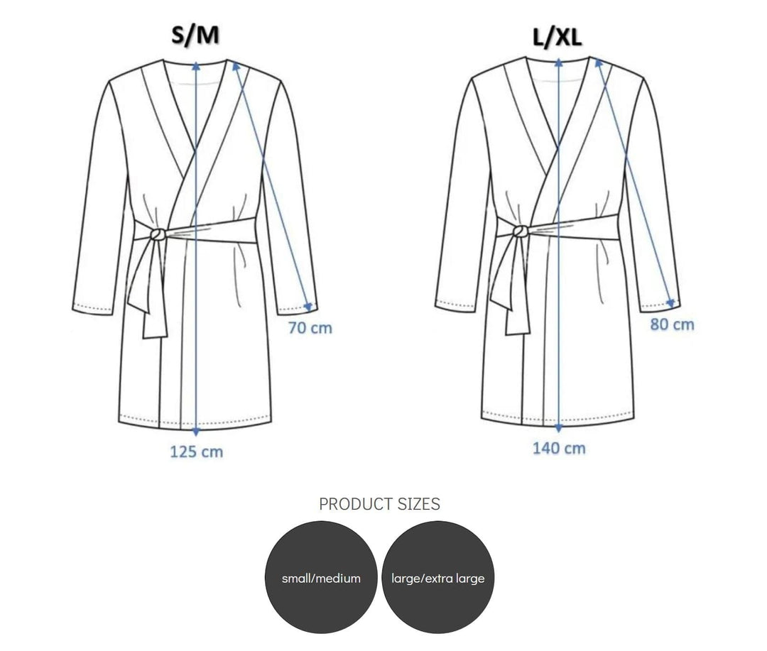 Brogo Extra Luxe Bathrobe Plush in white