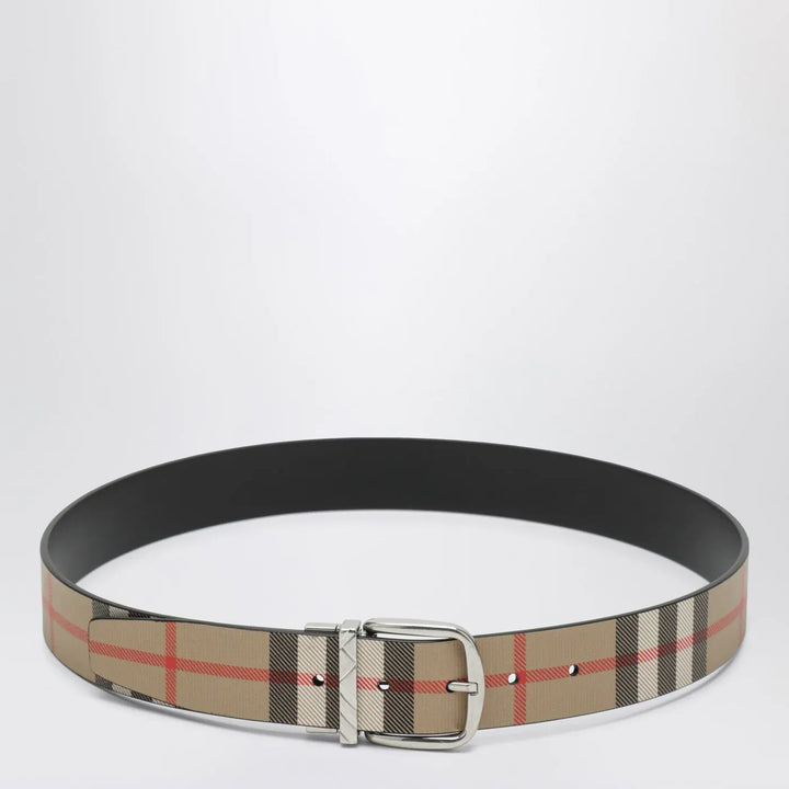 Burberry - Reversible belt with Check buckle Brand Belts 90 EU
