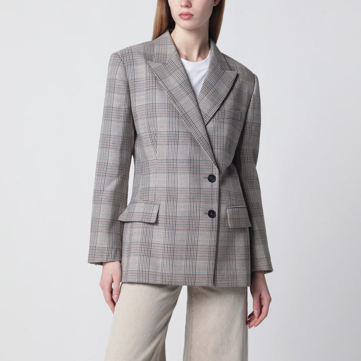 Coats &amp; Jackets ANINE BING - Asymmetric Prince of Wales jacket Brand