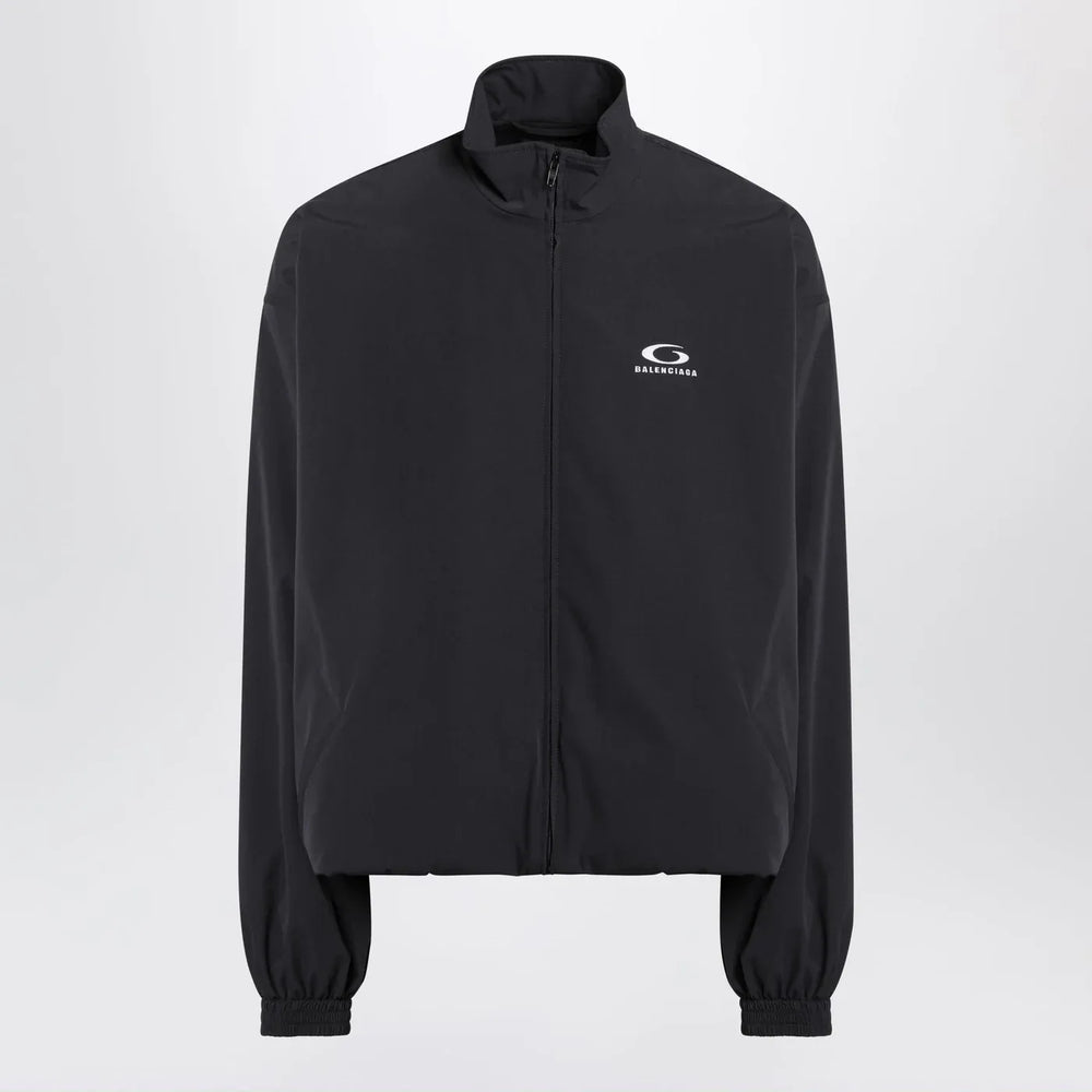 Balenciaga - Black washed Loop Sports Icon zip jacket Brand Coats & Jackets S