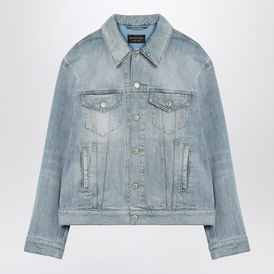 Coats &amp; Jackets Balenciaga - Light blue denim jacket Brand