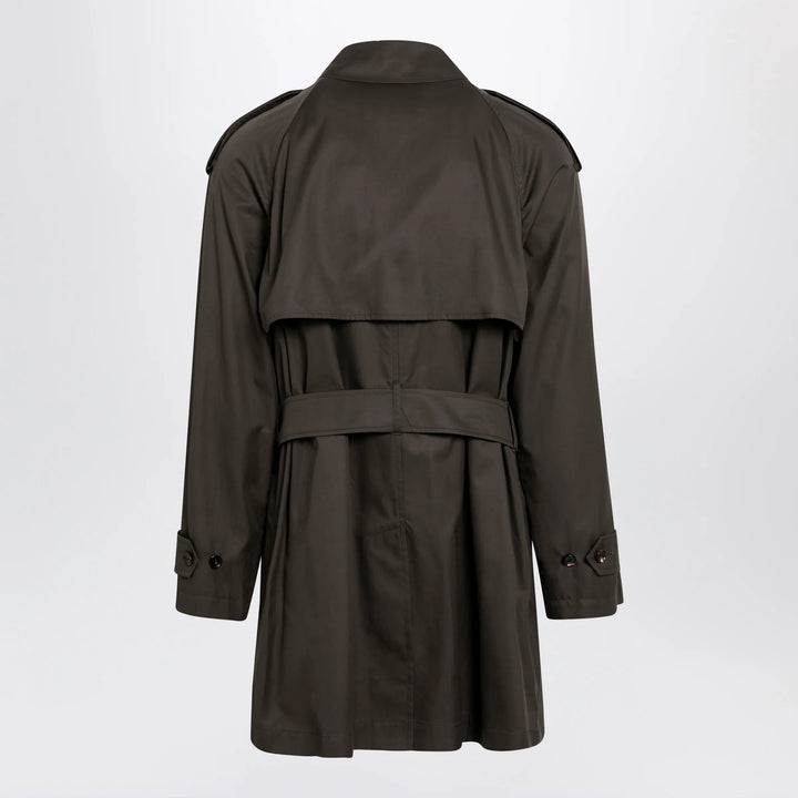 Burberry - Leadenham mid-length gabardine trench coat in brown Brand Coats &amp; Jackets