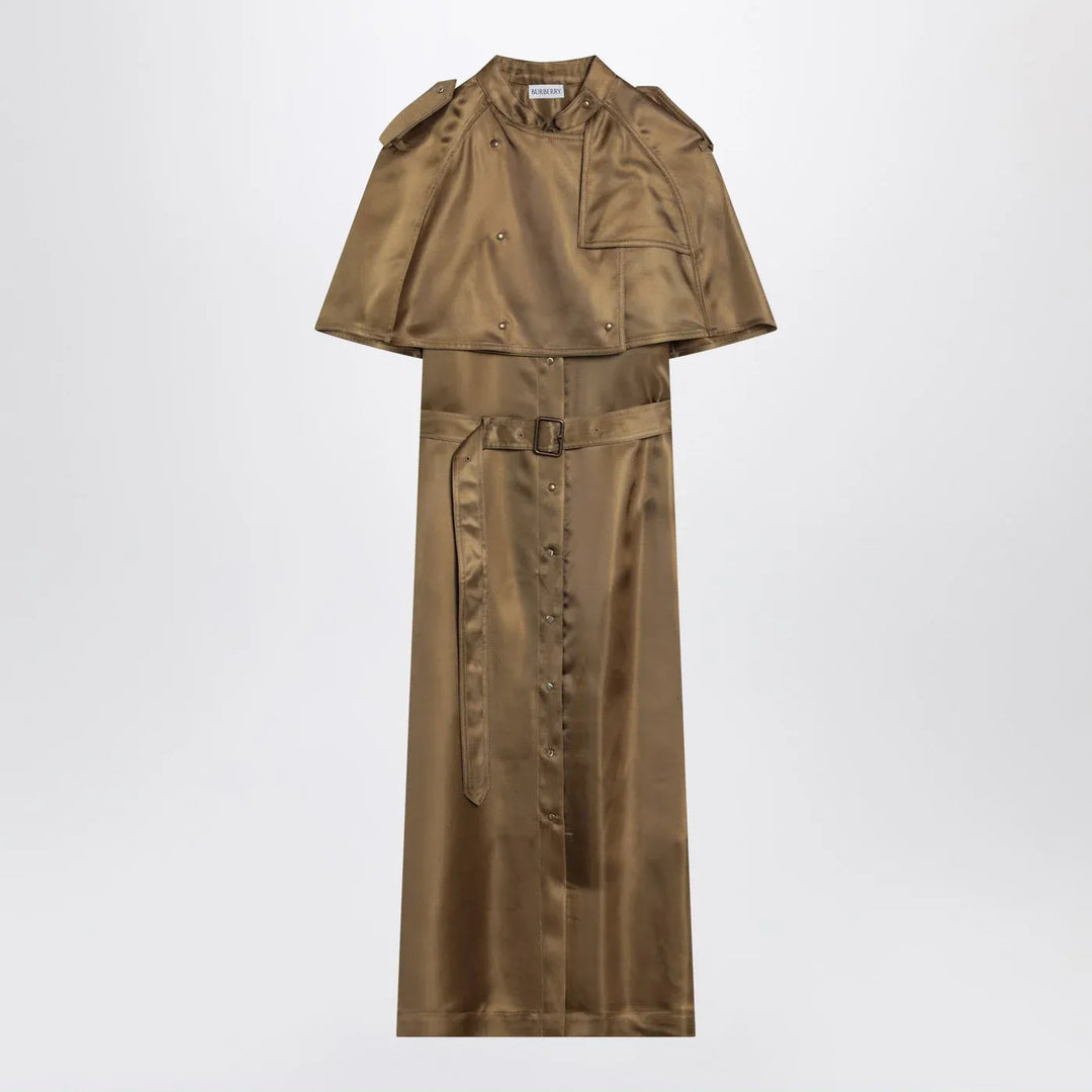 Burberry - Viscose twill trench dress Brand Coats &amp; Jackets 8 UK