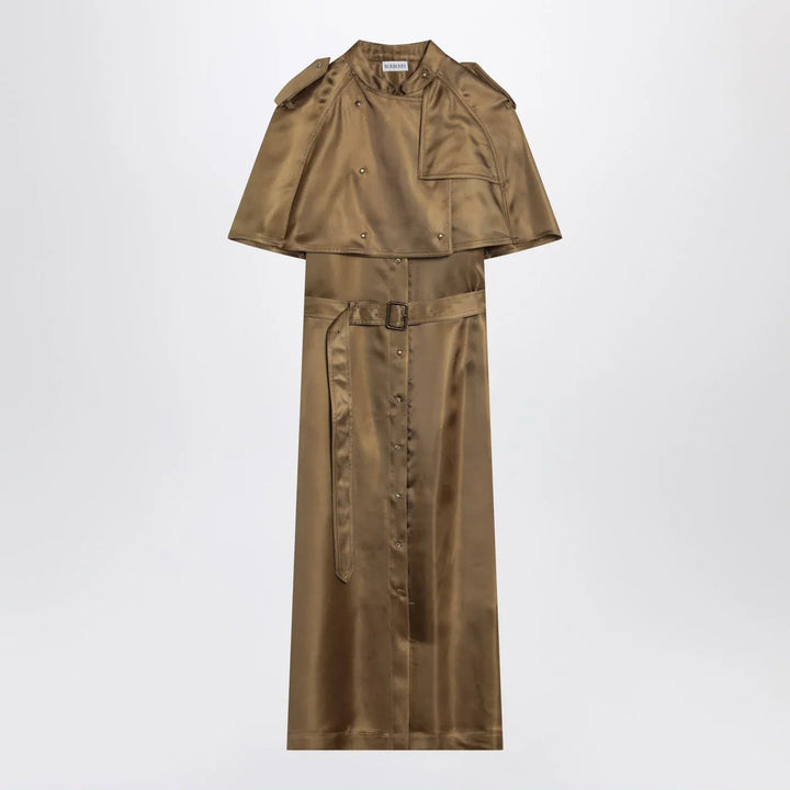 Burberry - Viscose twill trench dress Brand Coats &amp; Jackets 8 UK