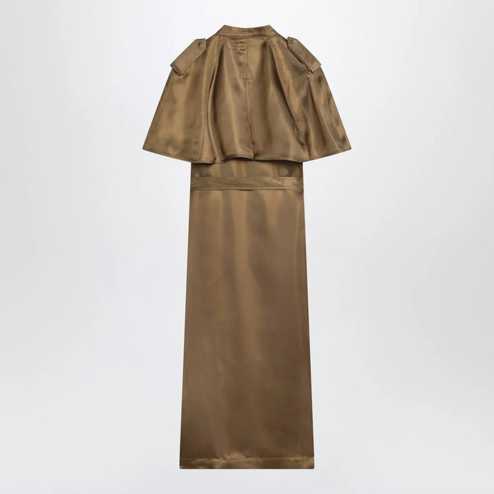 Burberry - Viscose twill trench dress Brand Coats &amp; Jackets 8 UK