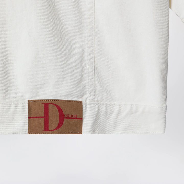 Douuod - Ivory denim jacket Brand Coats &amp; Jackets