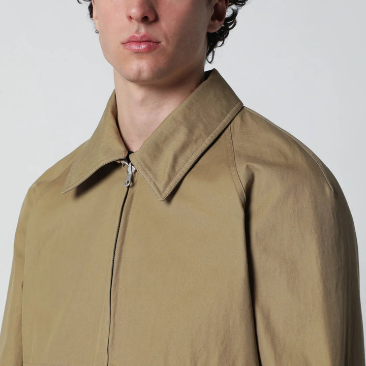Dries Van Noten - Beige cotton-blend zip-up jacket Brand Coats &amp; Jackets
