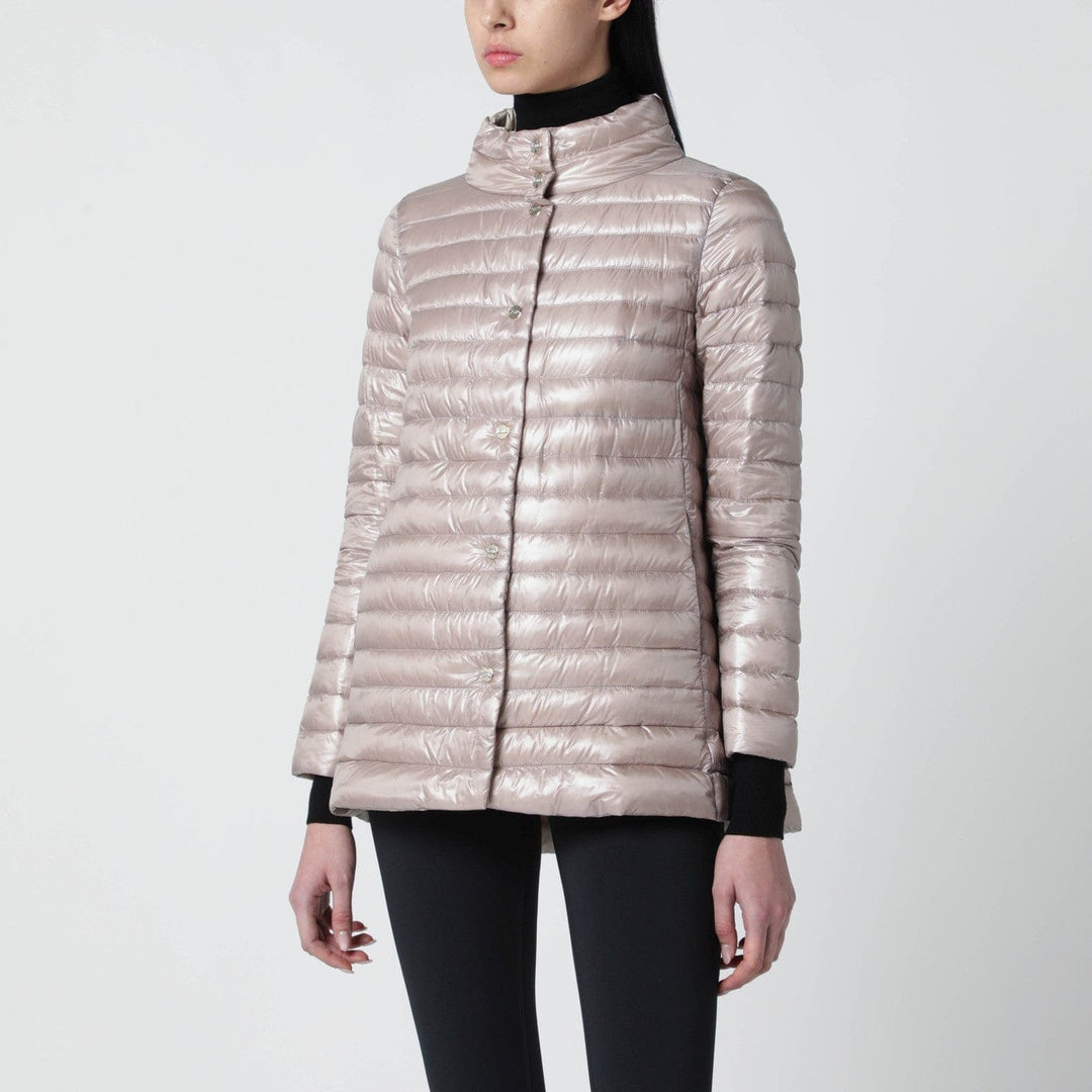 Coats &amp; Jackets HERNO - Light pink quilted nylon padded jacket Brand