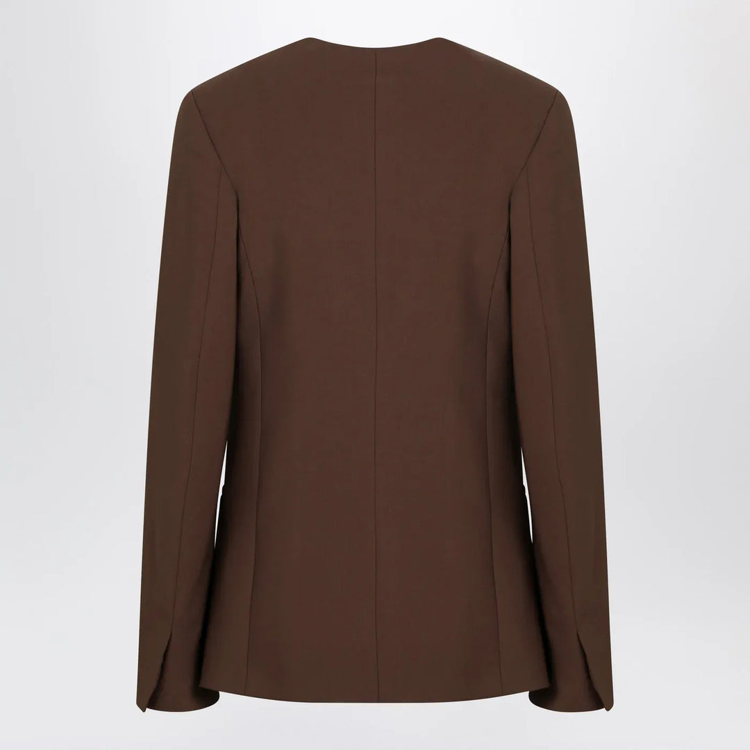 LouLou De Saison - Brown double-breasted wool jacket Brand Coats &amp; Jackets 36  FR