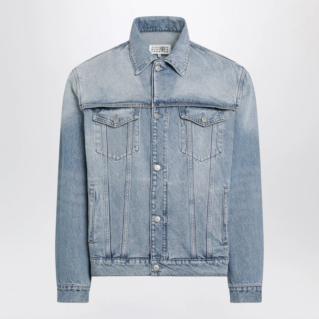 MM6 Maison Margiela - Light blue denim jacket Brand Coats &amp; Jackets 50 IT