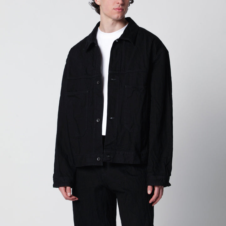 Coats &amp; Jackets STUDIO NICHOLSON - Black cotton jacket Brand