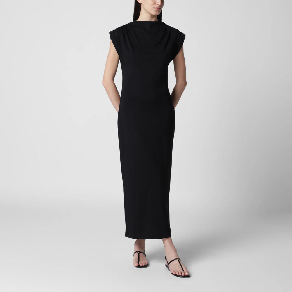 ANINE BING - Alix black cotton-blend dress Brand Dresses S