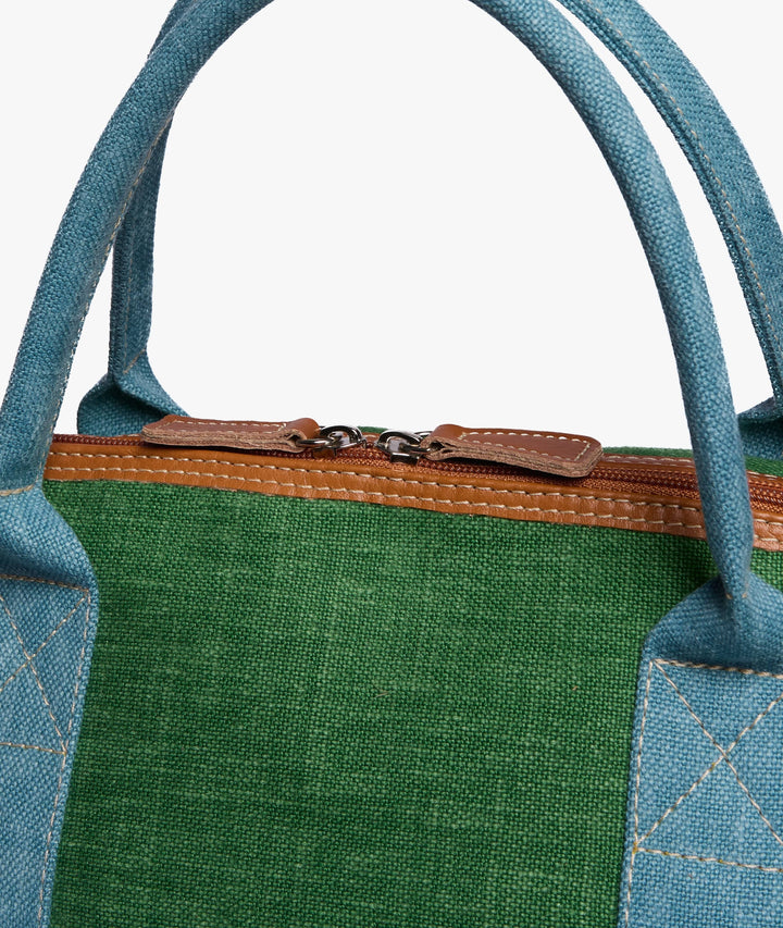 Duffel Bag My Style Bags London Procida Travel Duffle Bag in Green/Light Blue Brand