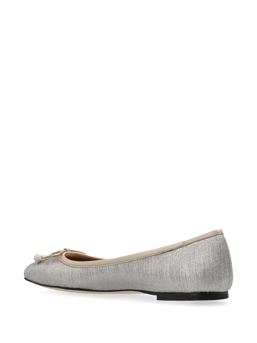 Jimmy Choo Flat Shoes Jimmy Choo Flat shoes Silver Bow Jimmy Choo Powder Flats – Silver Bow Detail for Timeless Elegance Brand