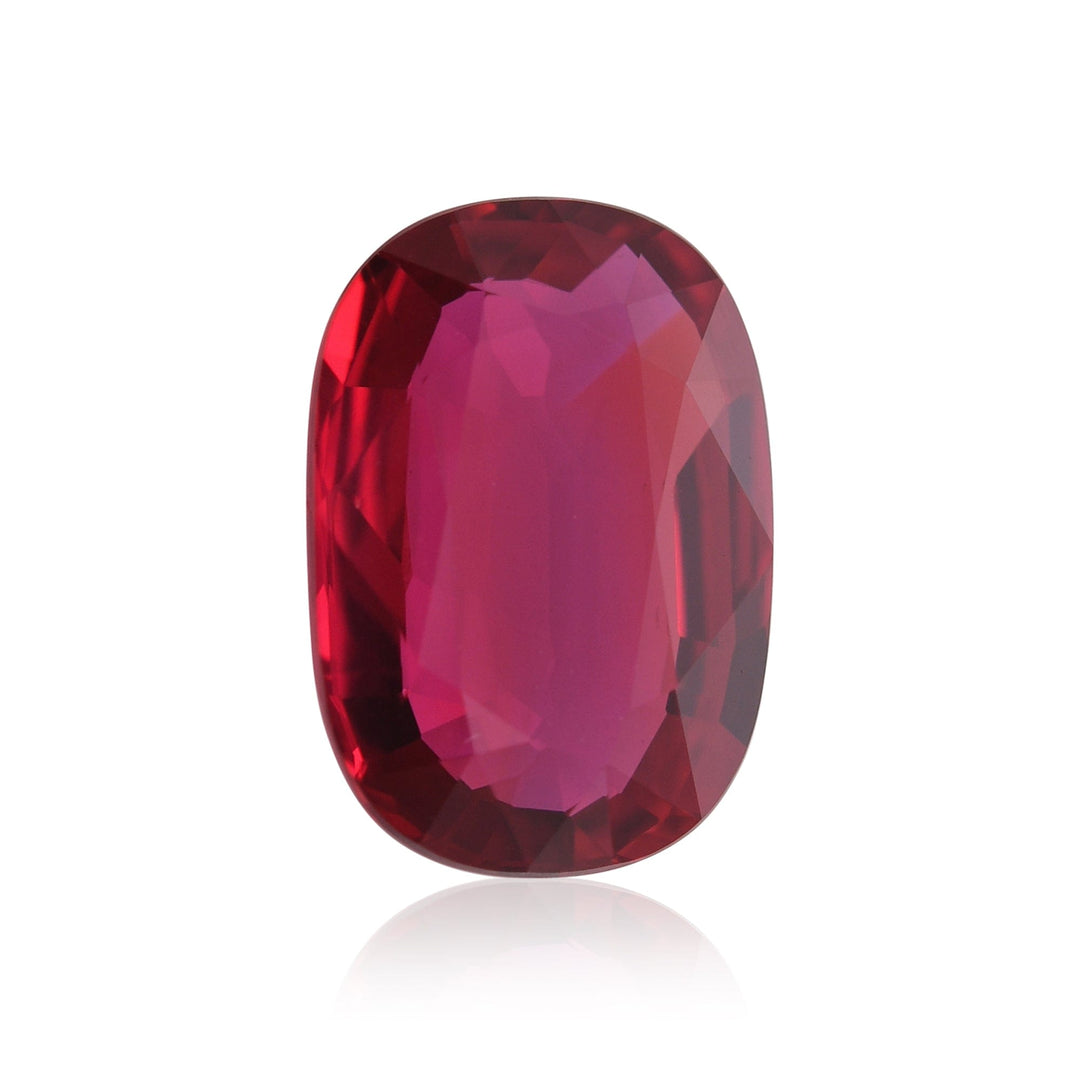 5.01 Carat Red MOZAMBIQUE Cushion Ruby GRS Brand Gemstone
