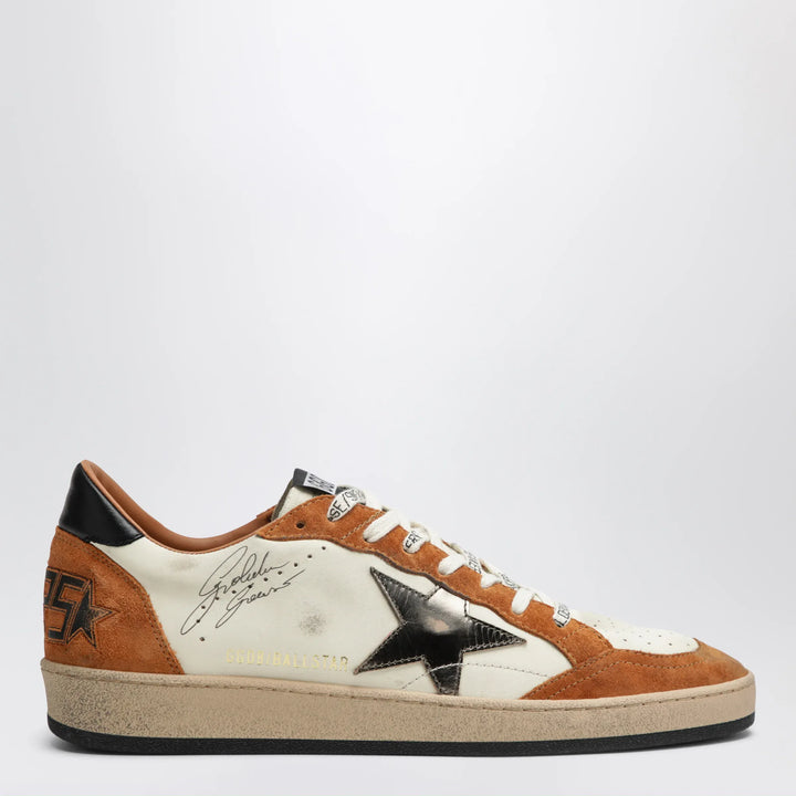 Golden Goose - Ball Star sneakers in white/beige/brown/olive Brand 40 IT