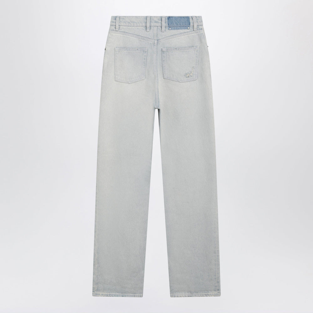 Golden Goose - Light blue jeans with cabochon crystals Brand