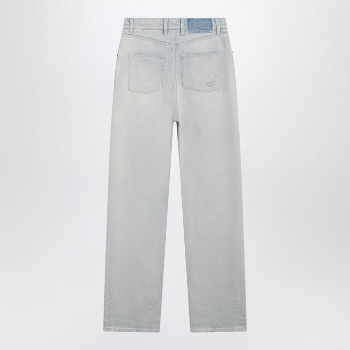 Golden Goose - Light blue jeans with cabochon crystals Brand