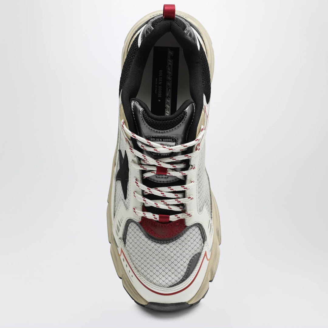 Golden Goose - Lightstar sneakers in white/grey/red Brand