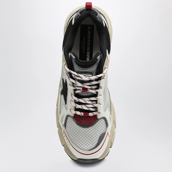 Golden Goose - Lightstar sneakers in white/grey/red Brand