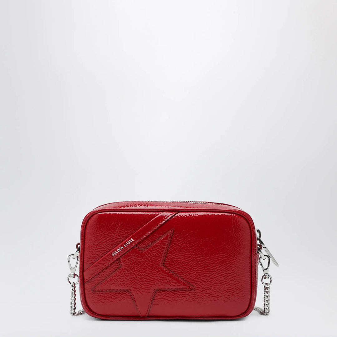 Golden Goose - Mini Star Bag in patent leather ruby red Brand U