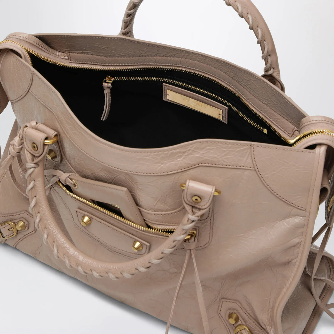 Balenciaga - Le City medium handbag in Blush leather Brand Handbag U