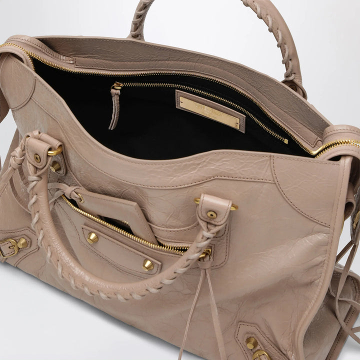 Balenciaga - Le City medium handbag in Blush leather Brand Handbag U